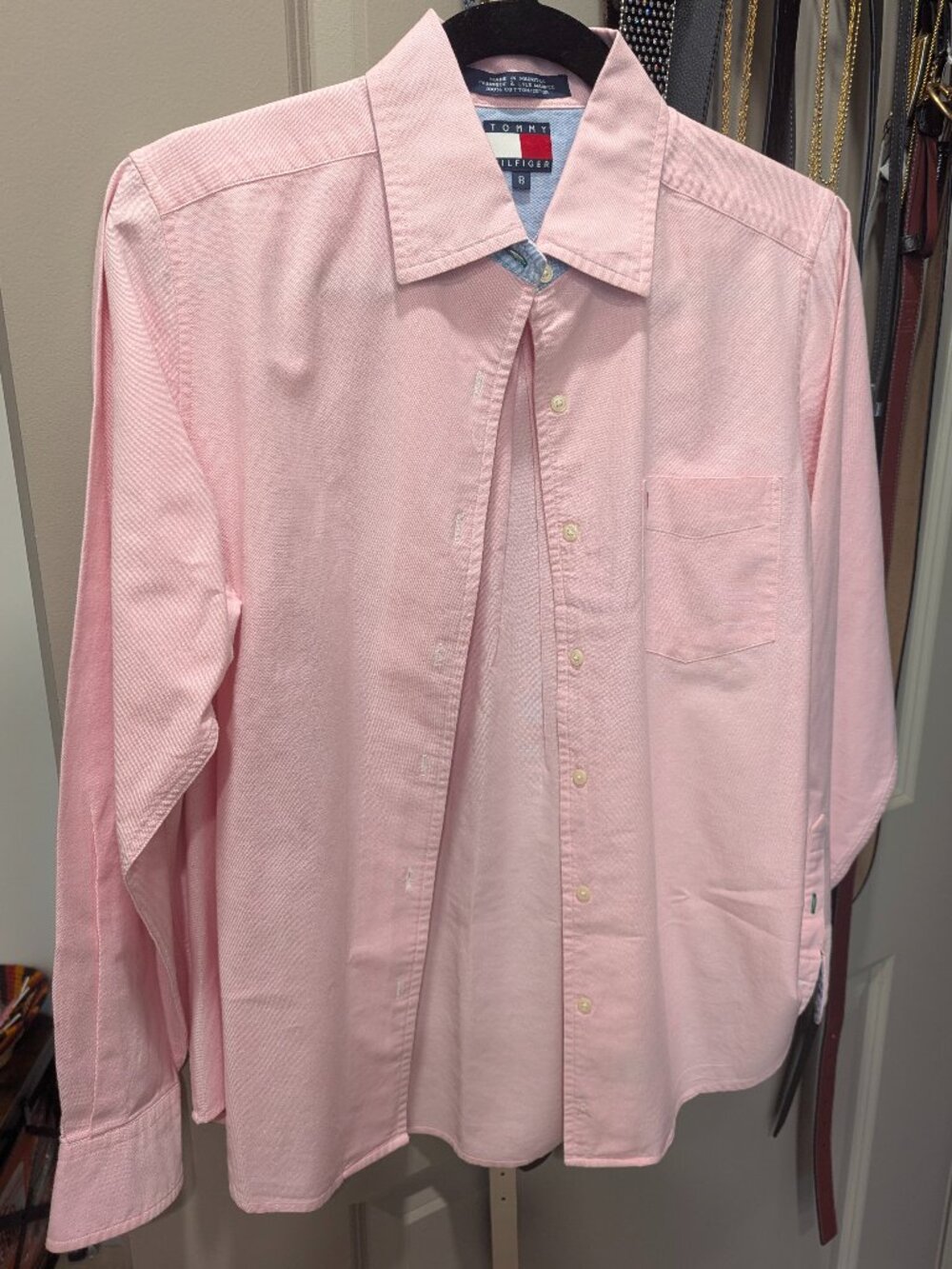 Tommy Hilfiger Pink Button Down Shirt
